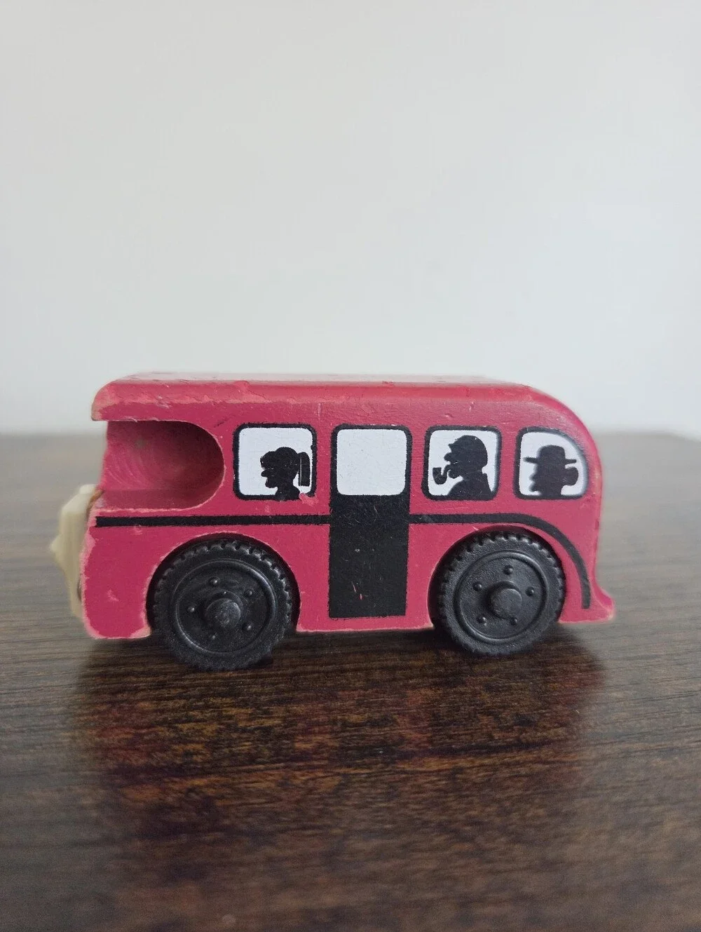 Vintage Thomas Friends Wooden Railway Bertie The Bus No Magnet